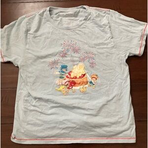 Blue strawberry shortcake shirt XL women’s